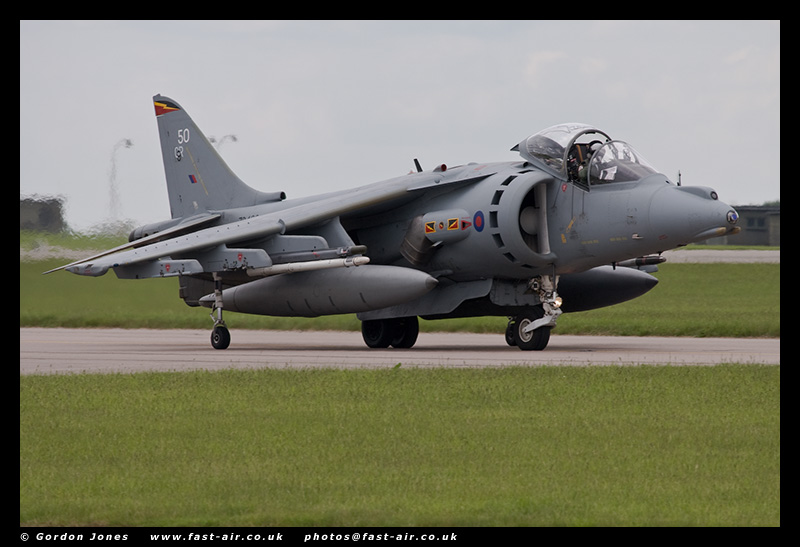 RAF Harrier GR9 (ZD438) - Taxi photo