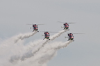 Photography of The Sarang practice display at RAF Waddington