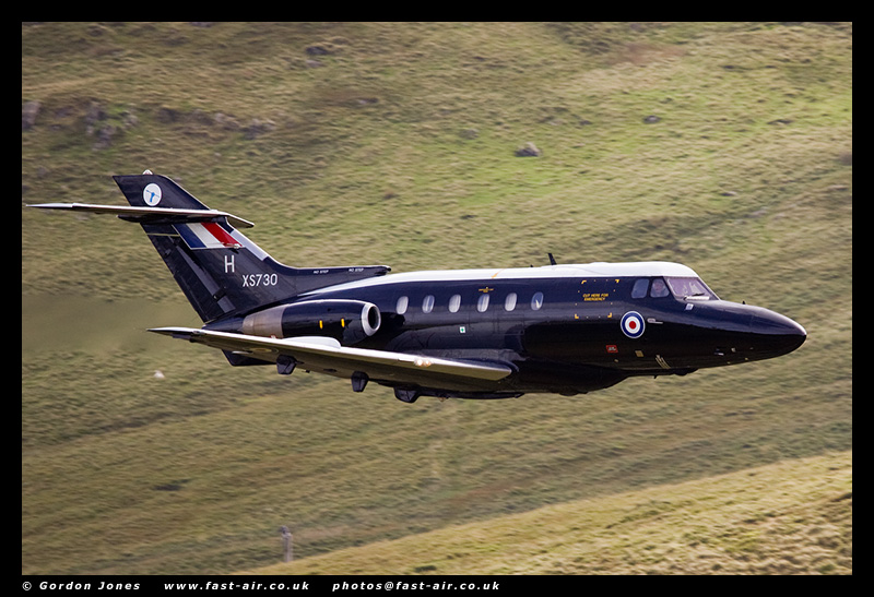 RAF Dominie T1 (XS730) low flying photo