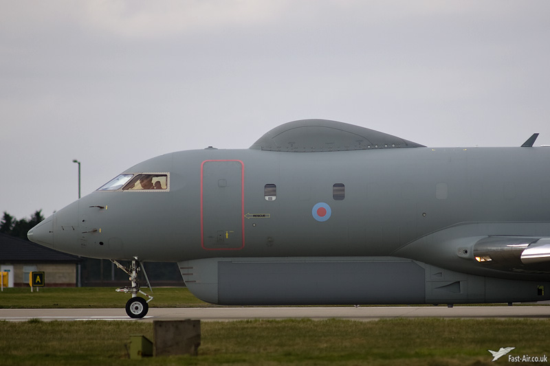 RAF Sentinel R1 ASTOR ZJ694 5 Sqn side on
