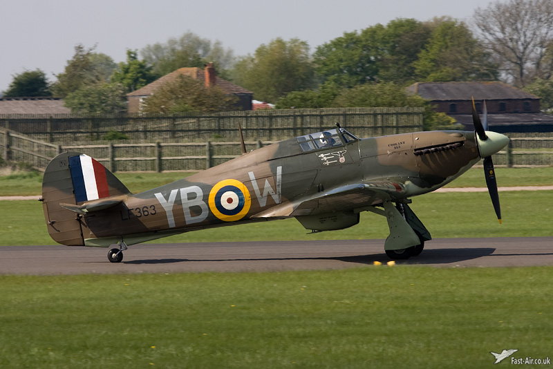BBMF Hurricane Mk IIc LF363 taxi photo