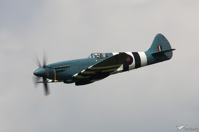 BBMF Spitfire PRXIX PM631 aerial photo