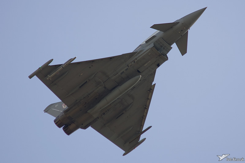 RAF Typhoon T1 ZJ800 fly over photo