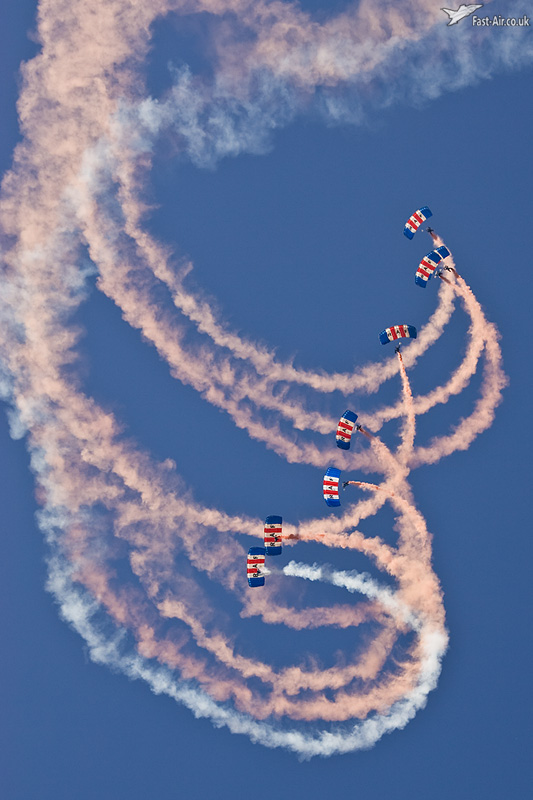 RAF Falcon display team photo
