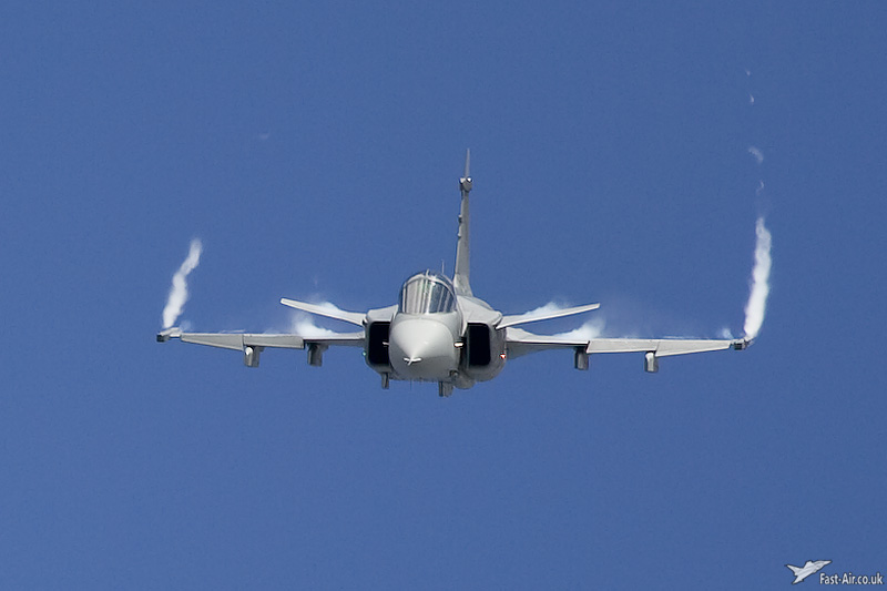 Swedish Gripen JAS39A display photo head on
