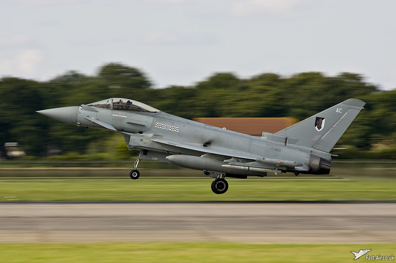 Typhoon FGR4 ZJ913 17 Sqn with a Litening pod