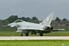 Typhoon FGR4 ZJ950 with Maltese Cross
