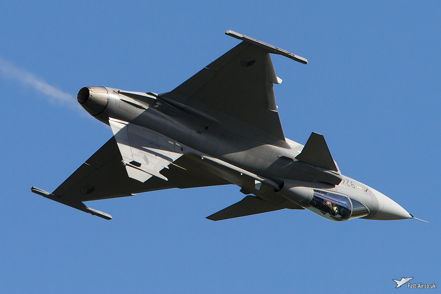 Czech JAS39C Gripen Display - Waddington 2010 - photo 02